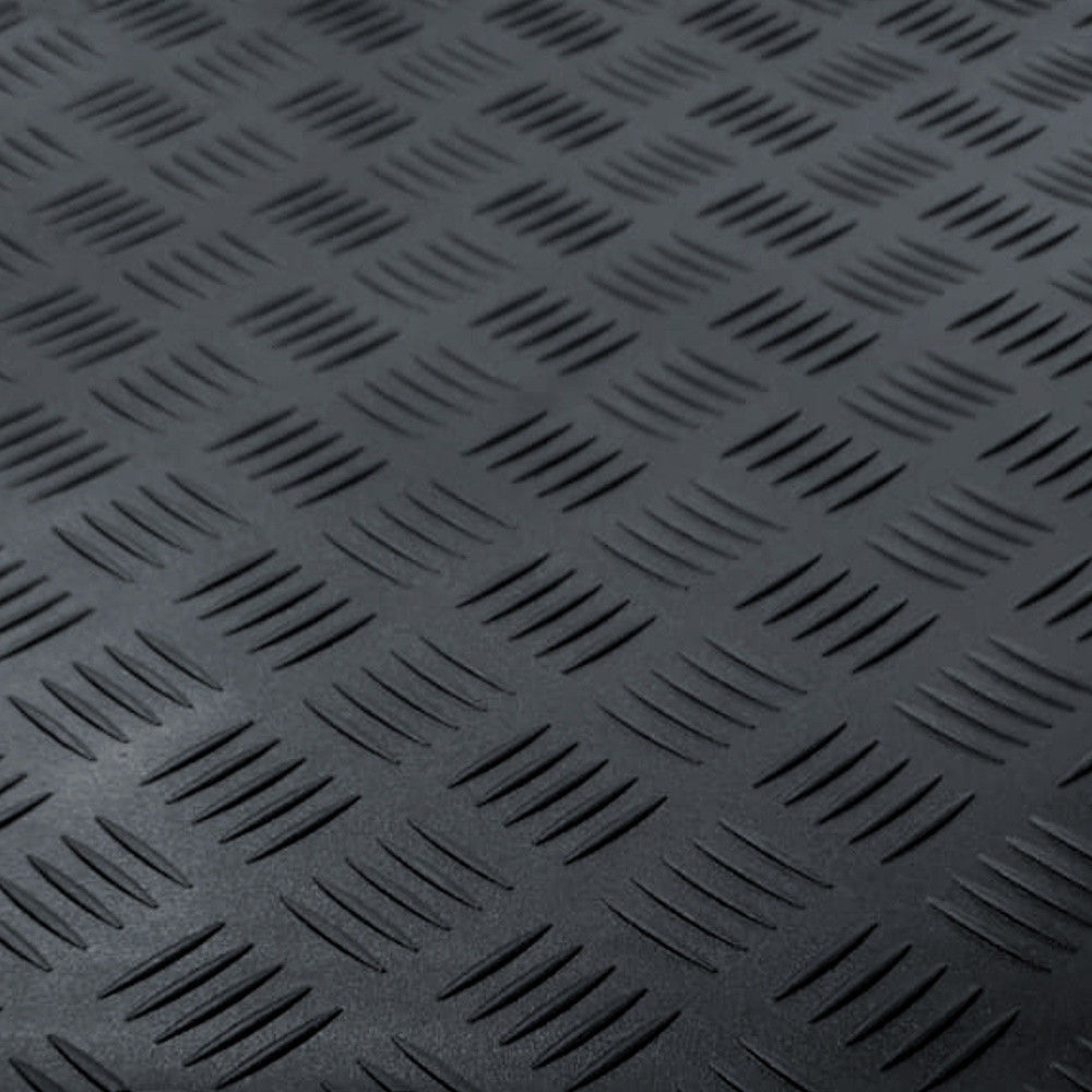 DuraTread™ Solid PVC Floor Tiles 50cm (Black)