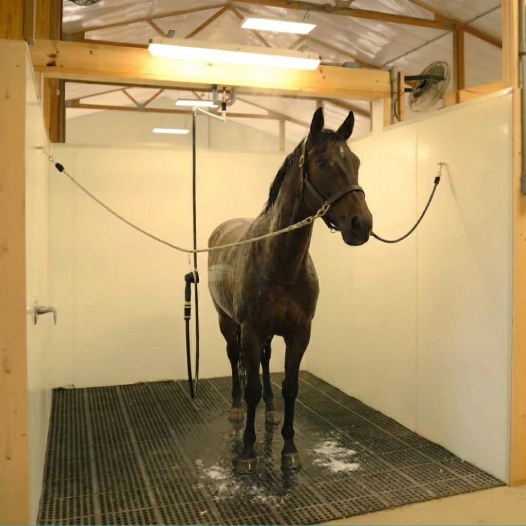 Hollow Rubber Horse Wash Bay Mats | Equifloor UK